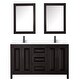 preview thumbnail 11 of 71, Daria 60 Inch Double Vanity, Cultured Marble Top, Medicine Cabinets