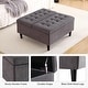 preview thumbnail 12 of 10, 33 Inch Velevt Lift-Top Storage Ottoman,Footrest Stool