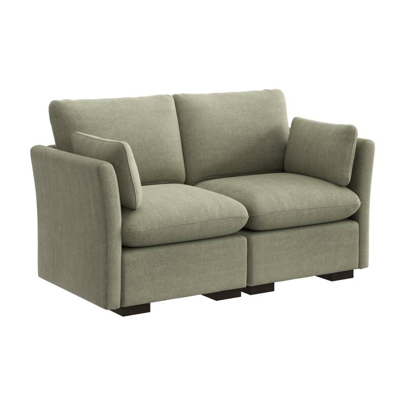 Bush Home Sienna Modular 2-Seater Loveseat - Soft Green