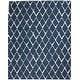 preview thumbnail 45 of 53, Nourison Twilight Contemporary Geometric Trellis Area Rug 7' 9" x 9' 9" - Navy - Rectangle