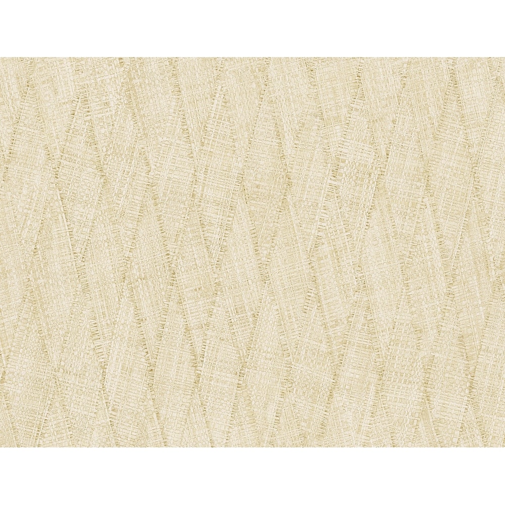 Seabrook Designs Sun Woven Embossed Vinyl Unpasted Wallpaper