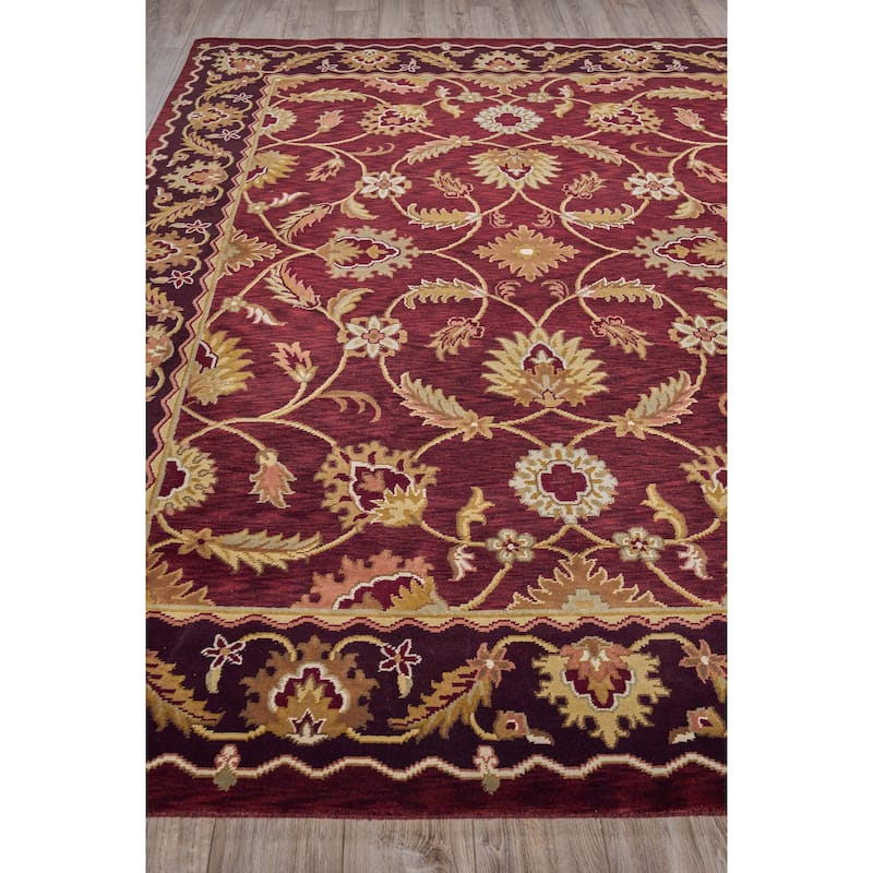 EXQUISITE RUGS ONE-OF-A-KIND Antique Weave Hand Knotted Brown Rug - 9'x12'