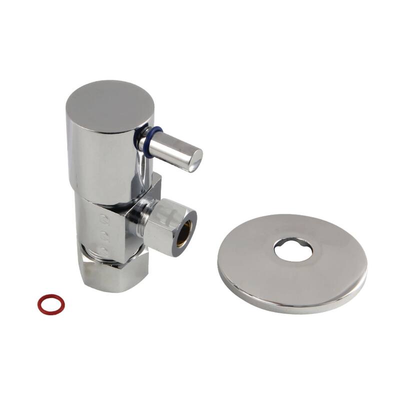 Kingston Brass 2-7/8" High Brass Angle Stop Valve - Polished Chrome