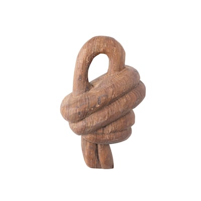 Decorative Reclaimed Wood Knot - 7.5"L x 4.0"W x 3.0"H