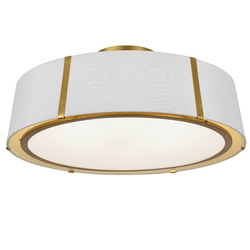 Fulton 6 Light Gold Ceiling Mount - 24'' W x 10.25'' H - 24'' W x 10.25'' H - 24'' W x 10.25'' H