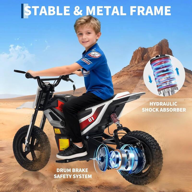 24v Ride on Motorcycle Toy for Kids Best Gift