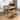 Dining Table Set Industrial Bench Dining Set with Storage Rack