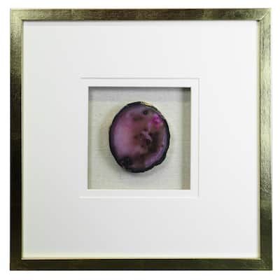 HUJI Agate Shadow Box Wall Decor