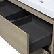 preview thumbnail 83 of 169, CASAINC Floating Bathroom Vanity with Resin Top Basin and Soft Closing Drawers