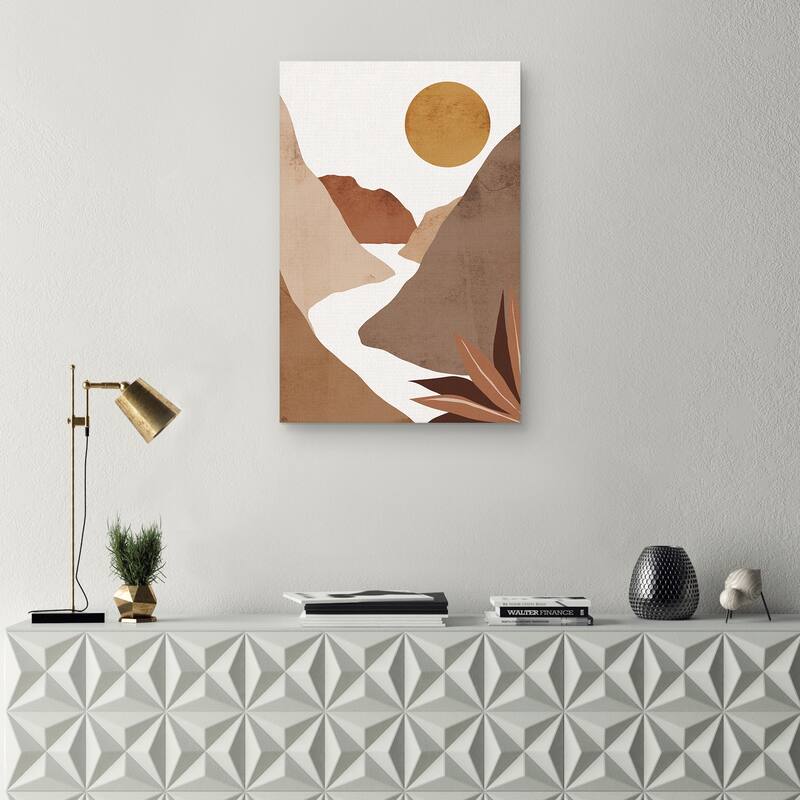 Sienna Horizons III by Belle Maison Canvas Art Print