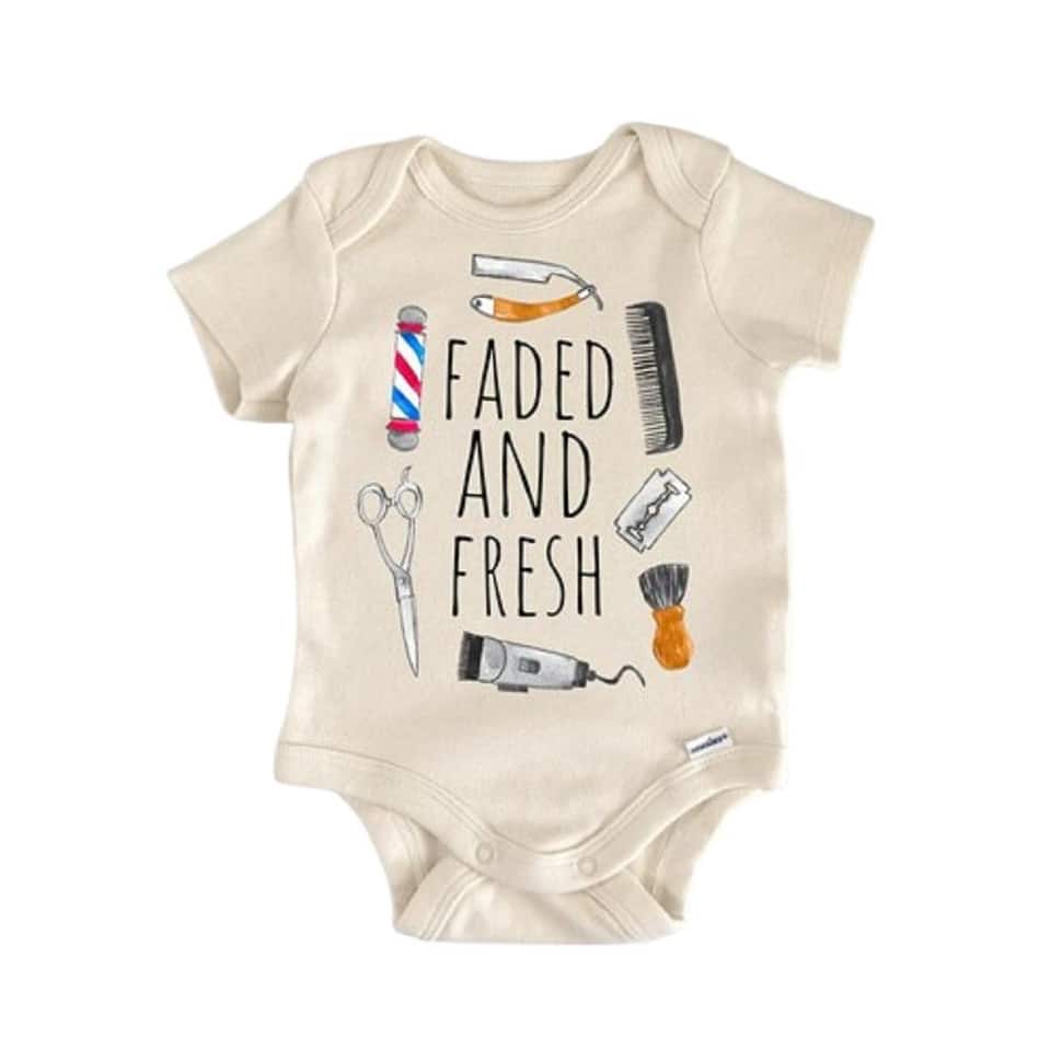 Barber Haircut Hairdresser - Baby Boy Girl Clothes Infant Bodysuit Funny Cute Newborn