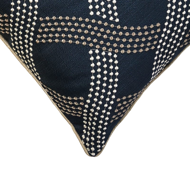 Tral Contemporary Blue Throw Pillows (Set of 2) by Furniture of America