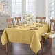 preview thumbnail 3 of 38, Caiden Elegance Damask Tablecloth 52"x52" - Gold