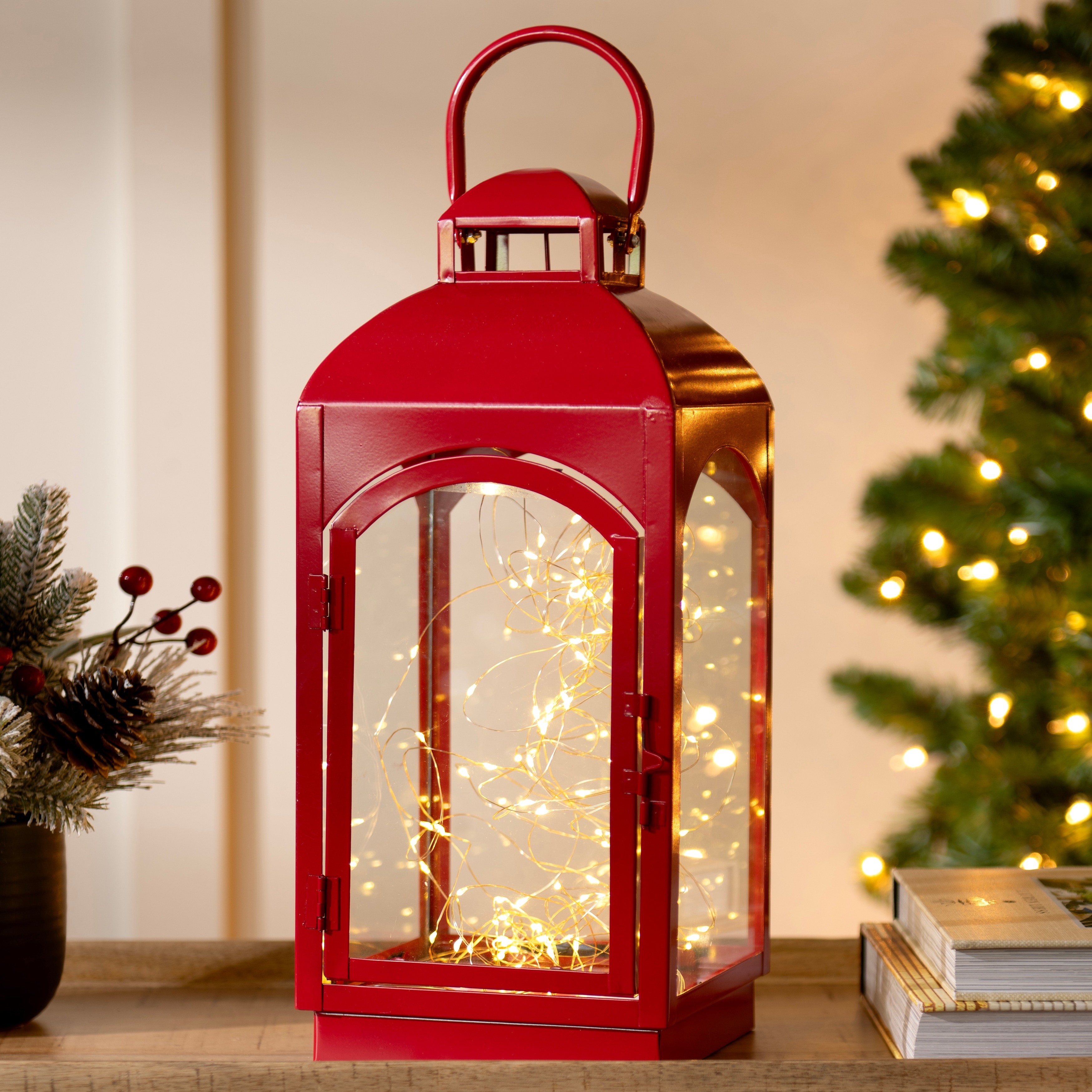 Red twinkle lights discount