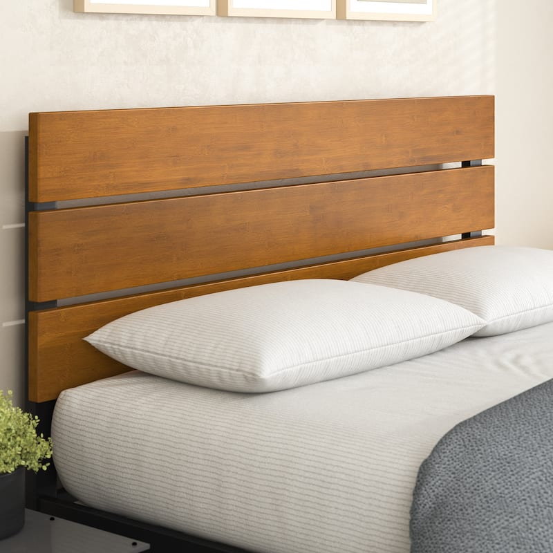 Priage by ZINUS Natural Metal Platform Bed Frame