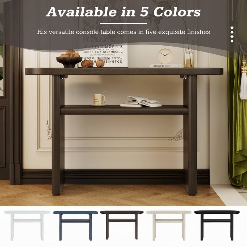 Elegant Minimalist Console Table(Espresso)