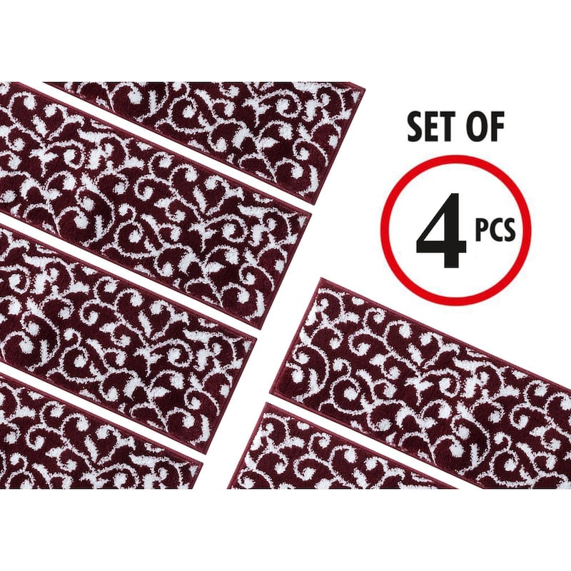 SussexHome Leaves Pattern Stair Treads