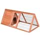 50 Inch Wooden Rabbit Guinea Pig Hutch Wooden Rabbit Guinea Pig House - Wood Color - Small Animal