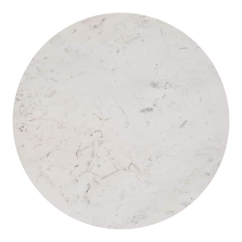 Ithaca Dining Table White & Gold