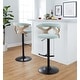 preview thumbnail 117 of 141, Carson Carrington Viby Adjustable Bar Stool with Rounded T Footrest (Set of 2)