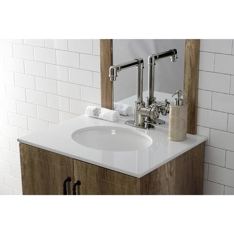 Belknap Single-Handle 1-Hole Deck Mount Bathroom Faucet