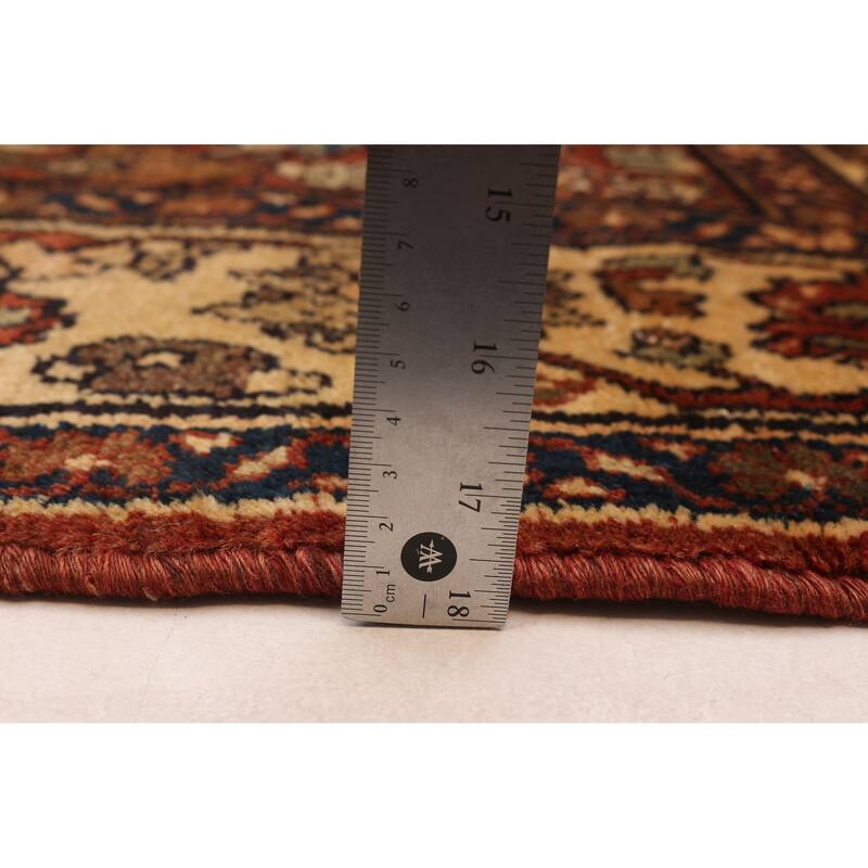 ECARPETGALLERY Hand-knotted Andelz Red Wool Rug - 5'1 x 8'8