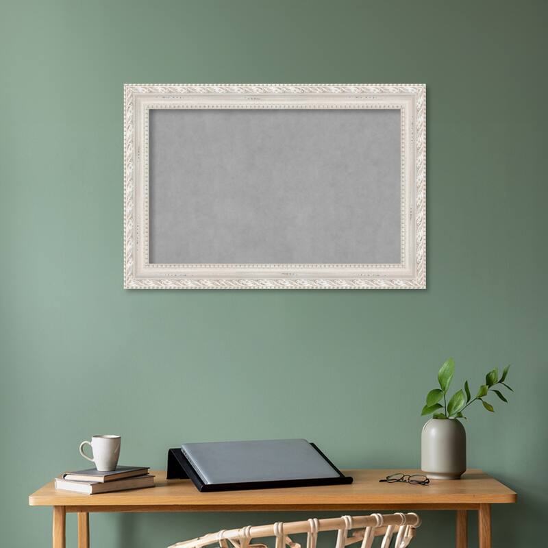 Amanti Art Opera Off White Framed Magnetic Board