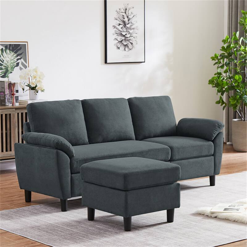Jarenie 79.72" L Shaped Sofa Couch for Living Room