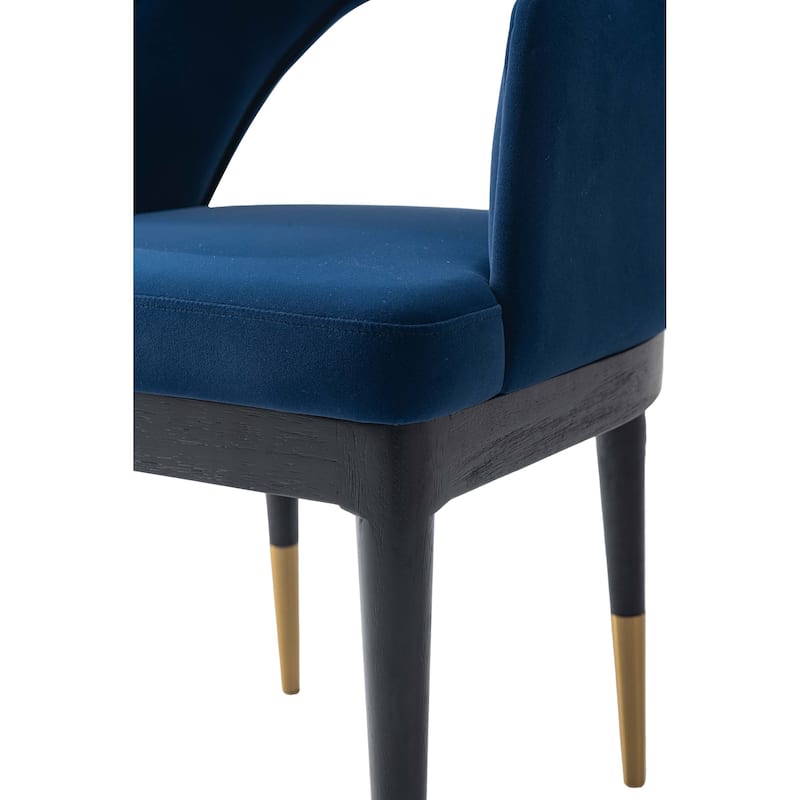 Manhattan Comfort Modern Carrington Velvet Dining Armchair