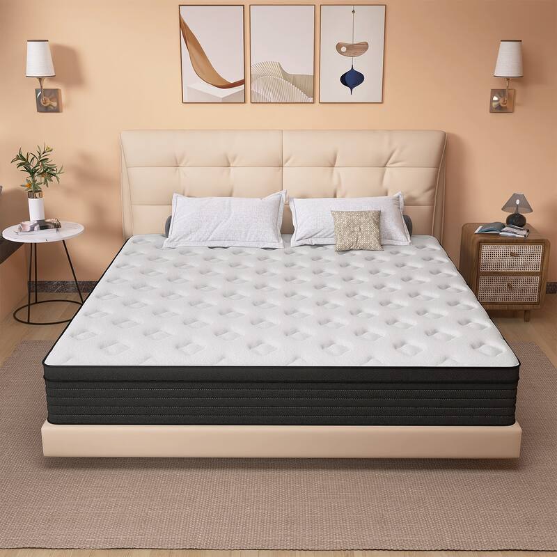 12 inch Medium Euro Top Memory Foam Hybrid Twin Mattress in a Box