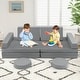 preview thumbnail 13 of 17, Costway 10 PCS Kids Play Sofa Set Modular Convertible Foam Folding - See Details