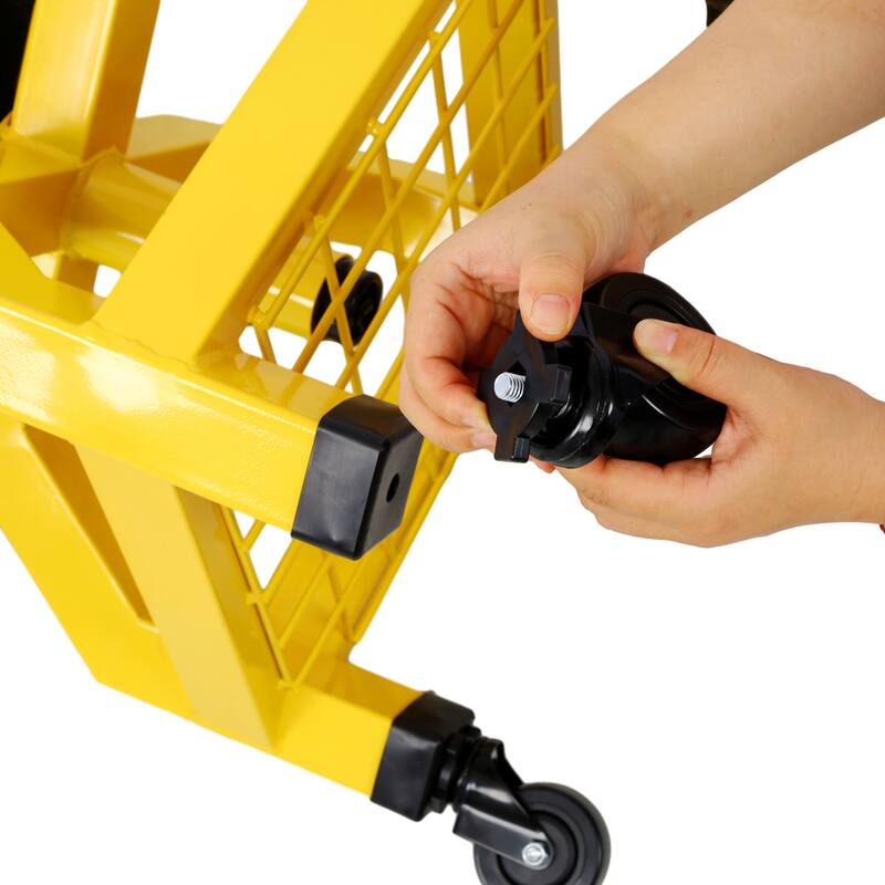 Pneumatic 360 Degree Swivel Shop Stool with Padding Lumbar Support Mechanics Stool with Casters for Industrial Workshop