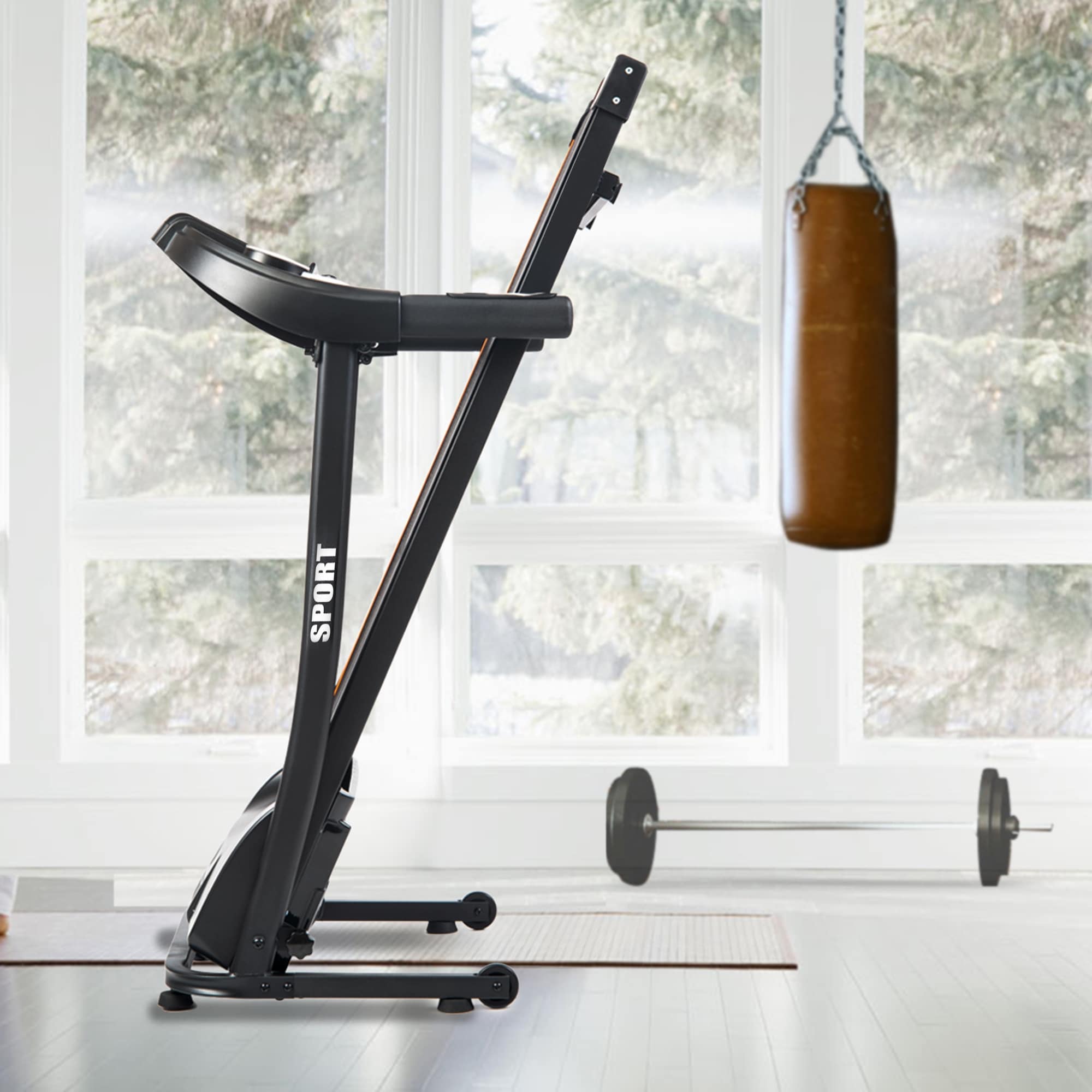 L510C Folding Electric Treadmill Motorized Running Machine