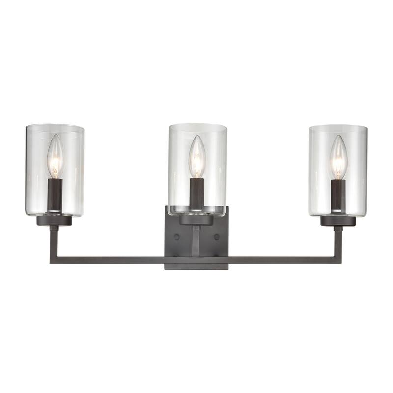 West End 14.5-inch Wide 2-Light Vanity Light in Brushed Nickel - 23 - Oil Rubbed Bronze