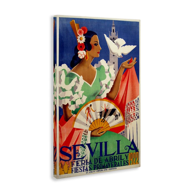 Stupell Seville Vintage Culture Canvas Wall Art Design By Marcus Jules