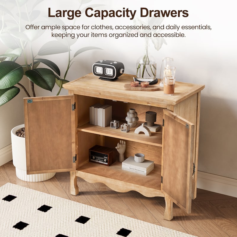 2-Door Accent Storage Cabinet - N/A