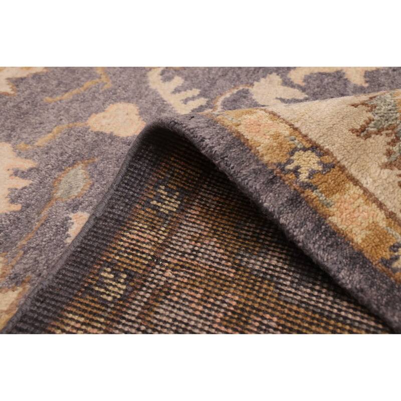 ECARPETGALLERY Hand-knotted Jules Serapi Indigo Wool Rug - 7'11 x 9'9