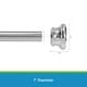 preview thumbnail 13 of 13, Kenney Twist & Fit No Tools Bell End Camlock Tension Shower Curtain Rod, 42-72" - Chrome