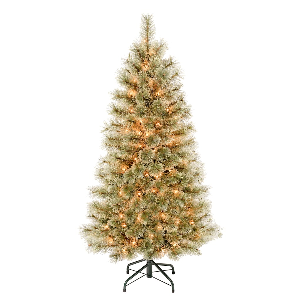 National Tree Company 4.5 ft. Arcadia Pine Tree with Clear Lights - 4.5 Foot