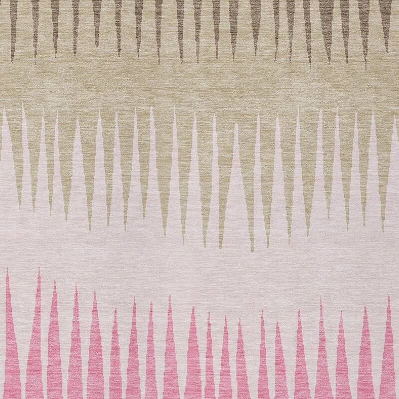HomeRoots Striped Transitional Rectangle Outdoor Rug