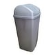 preview thumbnail 5 of 3, YBM Home Portable Plastic Trash Can with Dual Swing Lid