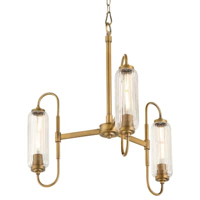 Quorum International 6015-3 Whitmire 3 Light 24" Wide Chandelier with