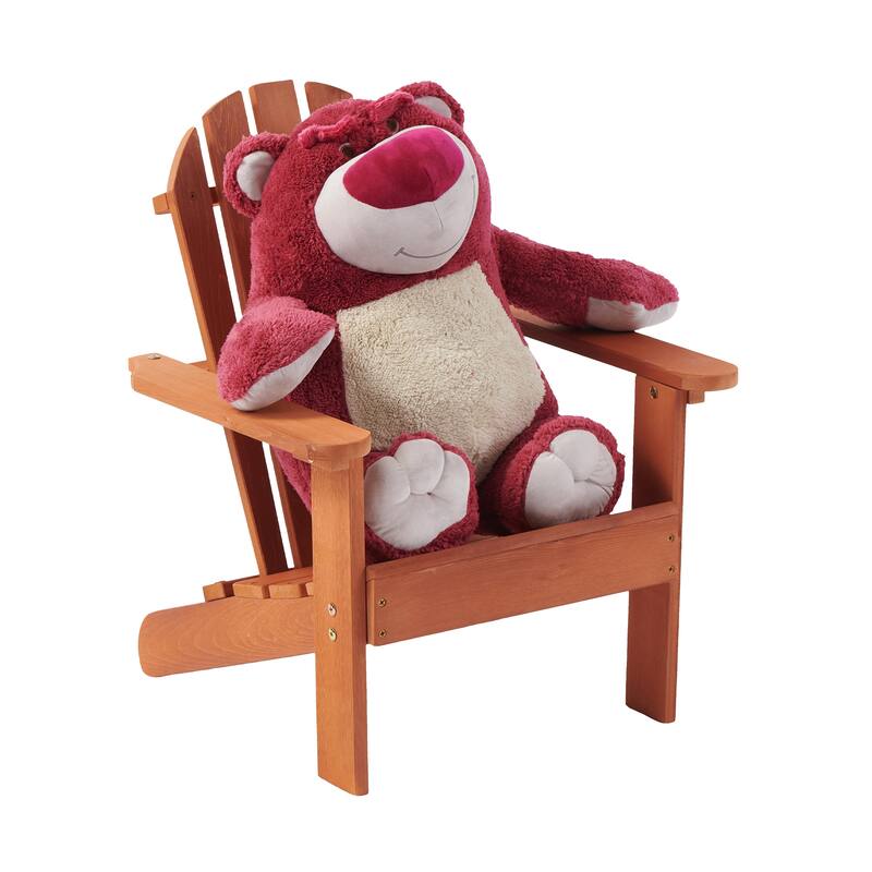 Anmytek Kids Foldable Adirondack Chair Solid Wood Outdoor Indoor Toddler Furniture