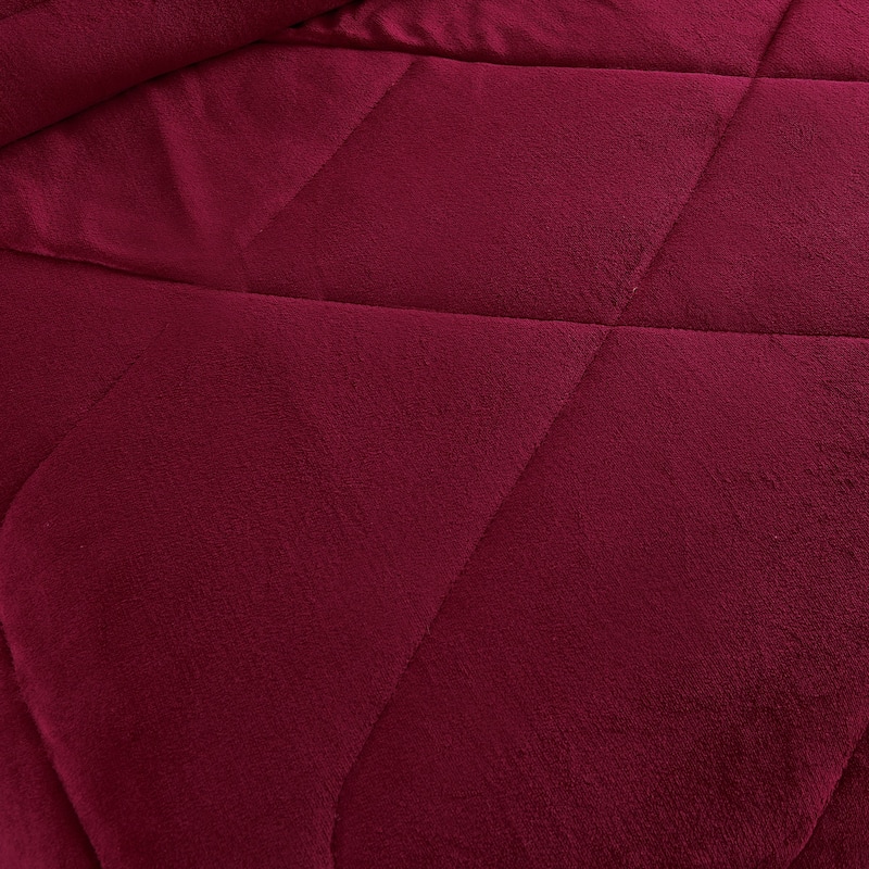 Fleece/ Sherpa Down Alternative 3-piece Comforter Set