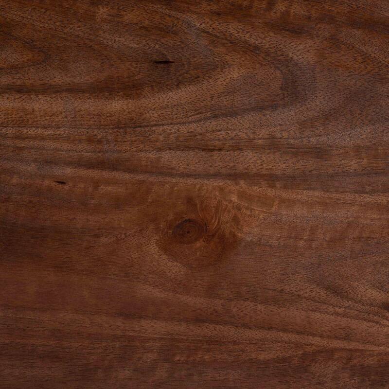 Linore Fluted Wood Console Table - 2-Drawer Oval Accent Table for Living Room or Entryway