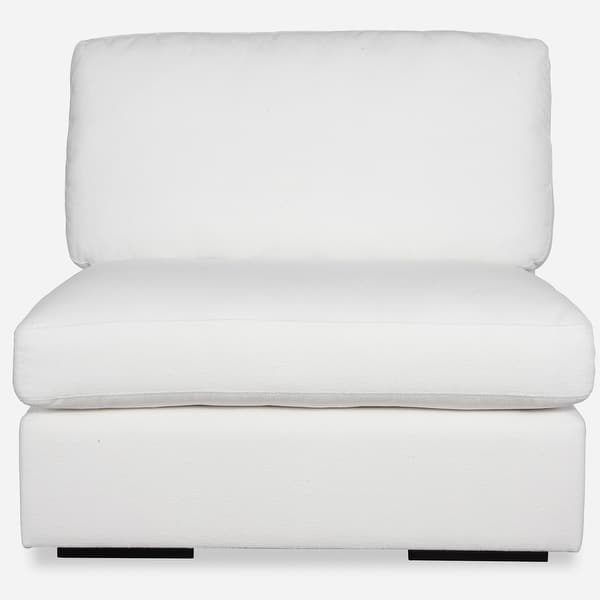 slide 2 of 6, Uttermost Refuge Armless Arctic White Sofa - 30"Hx 40"Wx 37.5 "D