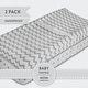 preview thumbnail 37 of 35, Ely's & Co. Baby Waterproof Changing Pad Cover Sheet Set - 2 Pack - 34" x 17"