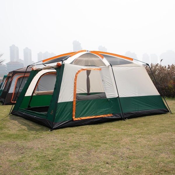 zelt mischgewebe 10T Camping-Zelt wasserdichtes Familienzelt Tipi aus Baumwolle-Mischgewebe + Sonnendach Size:40X40CM Principia Gravel 40 Unisex Stylux