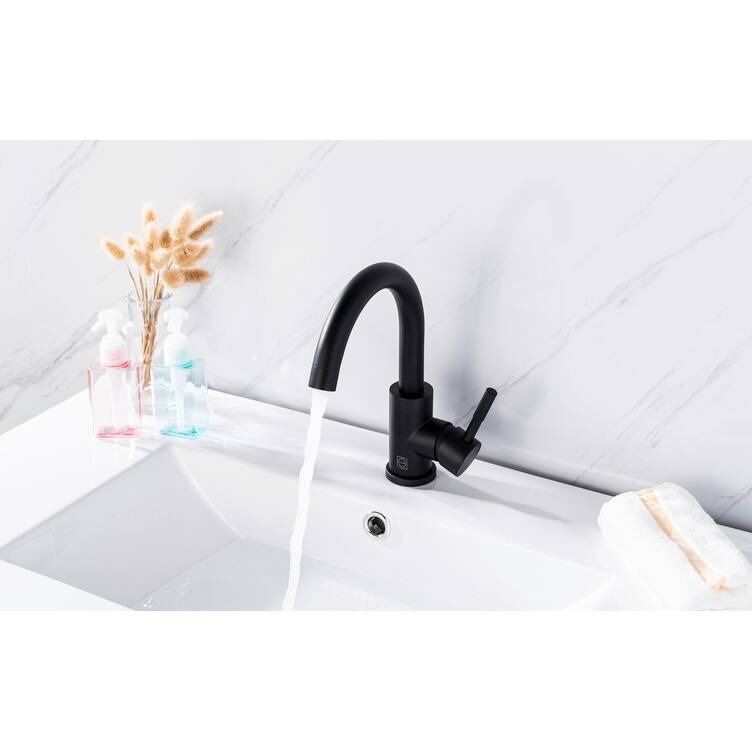 Indigo Home Single Hole Single Handle Bathroom Faucet
