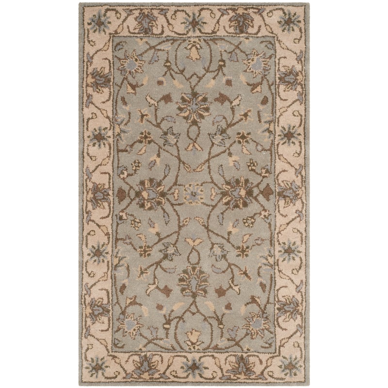 SAFAVIEH Handmade Heritage Scrollwork Traditional Oriental Wool Rug